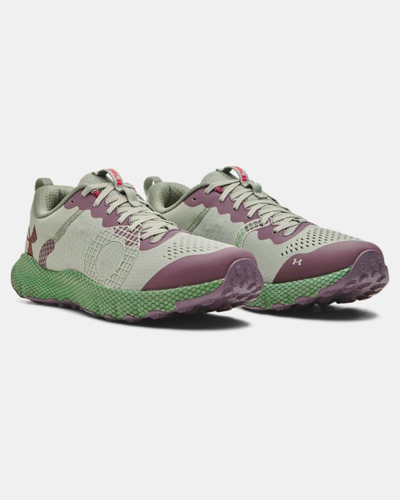 Unisex UA HOVR™ Speed Trail Running Shoes in Green image number 3